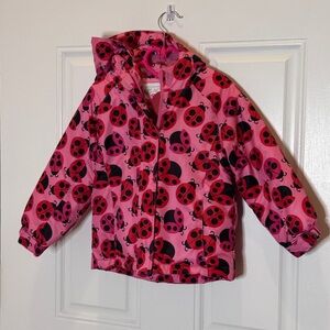 Pink Ladybug Kids Jacket
